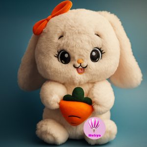 عروسک خرگوش هویج به دست1